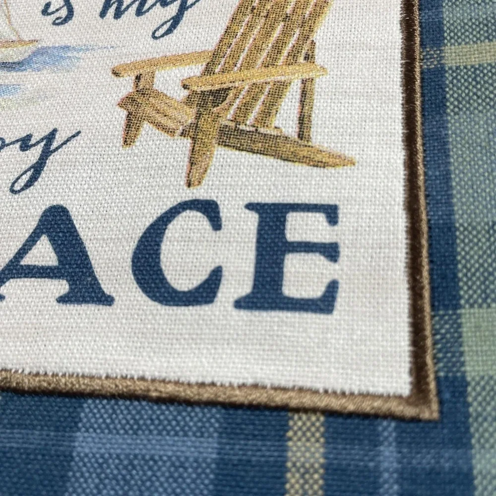 Kay Dee Designs Lake Camp Tea Towel Bundle Live Love Lake Happy Place Blue Plaid